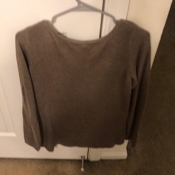 Brown Old Navy scoop neck sweater - Picture 2 of 2